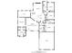 Detailed floorplan showcasing the layout of the home, including bedrooms, bathrooms, living spaces, and kitchen area at 5825 High Ridge Loop, Lakeland, FL 33812