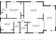 Detailed floor plan outlining the layout of the house, including bedrooms, living spaces, and bathrooms at 6087 Southern Oaks Se Dr, Winter Haven, FL 33884