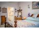 Bedroom with ensuite bathroom and wooden furnishings at 1012 Robin Ln, Winter Haven, FL 33884