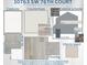 Color palette for home, showcasing various options for kitchen, bath, flooring and exterior at 10763 Sw 76Th Ct, Ocala, FL 34476