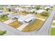 Aerial view of a manufactured home on a corner lot at 1610 Reynolds Rd # 236, Lakeland, FL 33801