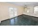 Dining room with built-in cabinetry and green tile flooring at 2004 Varner Cir, Winter Haven, FL 33884