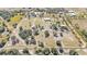 Aerial view of a rural property with multiple buildings at 2455 Gerber Dairy Rd, Winter Haven, FL 33880