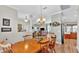 Open dining area with a view into the living room and kitchen at 2455 Gerber Dairy Rd, Winter Haven, FL 33880