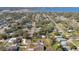 Aerial view of property and surrounding area at 2522 Burns St, Lakeland, FL 33801