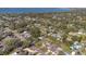 Wide aerial showcasing the house and neighborhood at 2522 Burns St, Lakeland, FL 33801