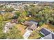 Aerial view of home showcasing a pool and large yard at 3457 Christina Groves Ln, Lakeland, FL 33813