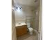 Bathroom with shower, vanity, and tile floors at 3638 W Wheeler Rd, Lakeland, FL 33810