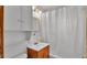 Clean bathroom with shower/tub and vanity at 470 Lucille St, Bartow, FL 33830