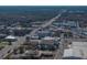 Wide aerial view of the surrounding neighborhood and streets at 702 Nw 1St Ave, Mulberry, FL 33860