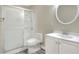 Bathroom with a large vanity and shower at 813 Heron Pl, Winter Haven, FL 33884