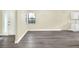 Dining area with gray vinyl plank floors and neutral decor at 813 Heron Pl, Winter Haven, FL 33884