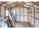 Bright and spacious interior of a storage shed at 813 Heron Pl, Winter Haven, FL 33884