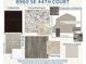 Interior and exterior design options for the home, including cabinets, countertops, flooring, and paint colors at 8960 Se 44Th Ct, Ocala, FL 34480