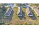 Three new houses on a residential street at 1029 Lakewood Ct, Lakeland, FL 33801