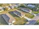 Three new houses viewed from above at 1029 Lakewood Ct, Lakeland, FL 33801