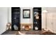 Finished basement offers built-in shelving and a cozy atmosphere at 1632 Tangerine St, Lakeland, FL 33803
