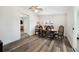 Charming dining room with wood table and six chairs at 1632 Tangerine St, Lakeland, FL 33803