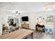 Bright and airy living room with comfortable seating and large screen TV at 1632 Tangerine St, Lakeland, FL 33803