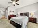 Main bedroom with ensuite bathroom and walk in closet at 1878 Pristine Loop, Lakeland, FL 33811