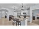 Stylish kitchen with a large island and pendant lighting at 1878 Pristine Loop, Lakeland, FL 33811