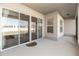 Screened porch with sliding glass doors and view of backyard at 1936 Deep Creek Dr, Lakeland, FL 33810