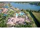 Luxury community pool and clubhouse near lake at 1958 Altavista Cir, Lakeland, FL 33810