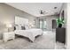 Bright and airy main bedroom with king-size bed and access to patio at 1958 Altavista Cir, Lakeland, FL 33810