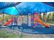 Modern playground structure under a shade canopy at 1958 Altavista Cir, Lakeland, FL 33810