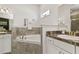 Elegant bathroom with a large soaking tub and double vanity at 252 Walkers Point Dr, Auburndale, FL 33823