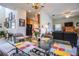 Bright dining room with glass-top table, chandelier, and views into the kitchen at 4128 Aberdeen Ln, Lake Wales, FL 33859