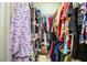 Large walk-in closet with shelving and ample hanging space at 4128 Aberdeen Ln, Lake Wales, FL 33859