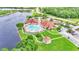 This beautiful community features a swimming pool, clubhouse, gazebo, and waterfront view, offering a serene living experience at 4145 Whistlewood Cir, Lakeland, FL 33811