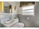 Classic bathroom with blue tile, a vanity, and plenty of natural light at 4380 Turner Rd, Mulberry, FL 33860