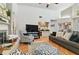 Spacious living room with fireplace and built-in wet bar at 4419 Burlington Dr, Winter Haven, FL 33880