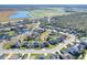 An aerial view of a house and surrounding neighborhood at 4434 Micanope Crescent Dr, Lakeland, FL 33811