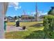 Large backyard with patio, providing ample outdoor space at 4434 Micanope Crescent Dr, Lakeland, FL 33811