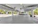 Spacious three-car garage with overhead storage at 5141 Terry Ln, Lakeland, FL 33813