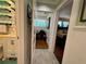 Hallway view into the bedroom and bathroom at 531 Hunter St, Lakeland, FL 33803