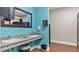 Clean bathroom with double sinks and granite countertop at 6235 Egret Dr, Lakeland, FL 33809