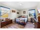 Charming bedroom with wood flooring and a view at 6235 Egret Dr, Lakeland, FL 33809