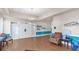 Community clubhouse lobby with comfortable seating and elegant chandeliers at 6235 Egret Dr, Lakeland, FL 33809