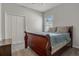 Bedroom with double bed and closet at 8218 Wilder Loop, Lakeland, FL 33809