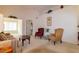 Bright living room with comfortable seating, carpeting, and decor accents at 1961 Rocky Pointe Dr, Lakeland, FL 33813