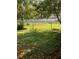 Expansive backyard enclosed with a chain-link fence, perfect for pets, play, and outdoor relaxation at 256 Village View Ln, Lakeland, FL 33809