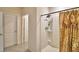 Shower includes mounted and handheld shower heads and built in shelving at 2816 Ivy Lake Ct, Lakeland, FL 33811