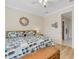 Spacious main bedroom with a ceiling fan and hardwood floors at 3019 Mission Lakes Dr, Lakeland, FL 33803