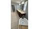 Bright bathroom featuring a soaking tub, double vanity, and tiled floors at 495 King St, Haines City, FL 33844