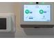 Smart home control panel displaying wi-fi connection, system status, and software update information at 5062 Foxglove Cir, Lakeland, FL 33811