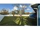 Spacious backyard with large tree, providing shade and privacy at 515 Crevasse St, Lakeland, FL 33805